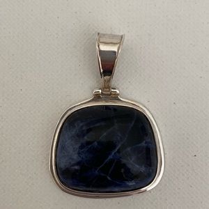 Silpada Sterling 925 Silver Blue Sodalite Pendant